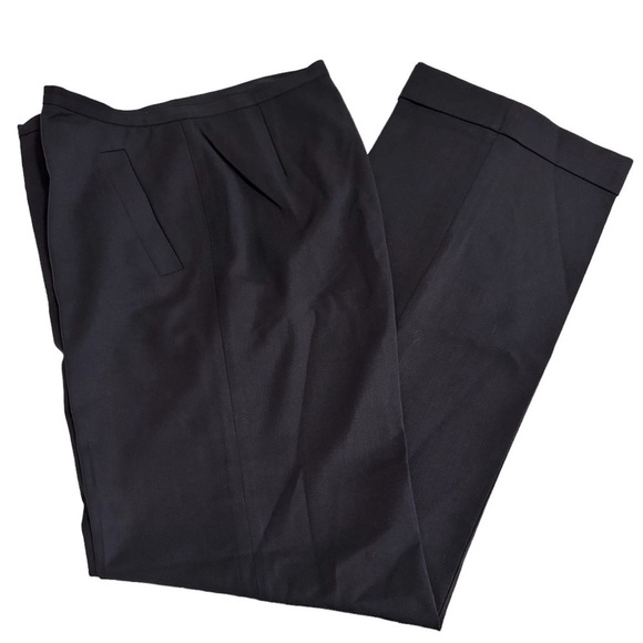 Lafayette 148 Black Stretch Wool Trousers Size 6 - Picture 10 of 10